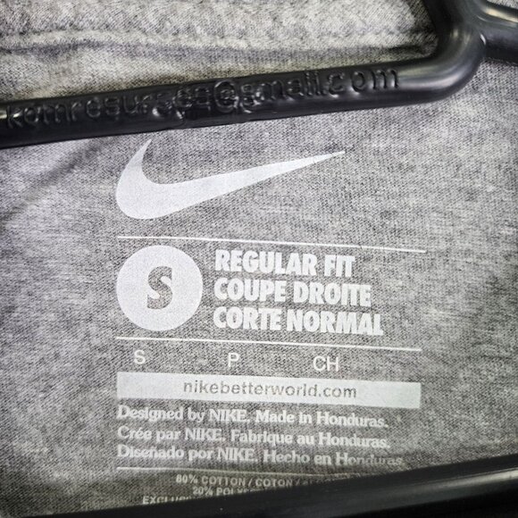 Men's Gray Nike Oklahoma University Shirt Long Sleeve Regular Fit Crew Neck S - Picture 6 of 10